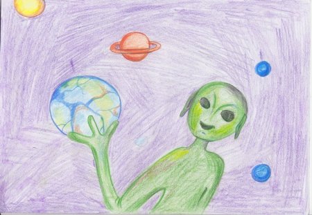 Рисование инопланетяне