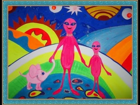 Рисование инопланетяне в подготовительной группе