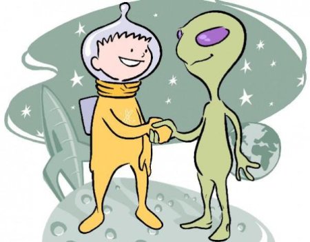 Встреча людей с инопланетянами