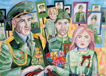 Бессмертный полк рисунок