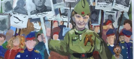Бессмертный полк рисунок
