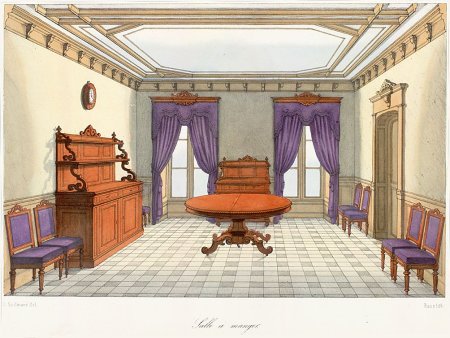 Композиция интерьера дворянского особняка