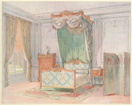 Интерьер рококо дворянской усадьбы 18 века в России