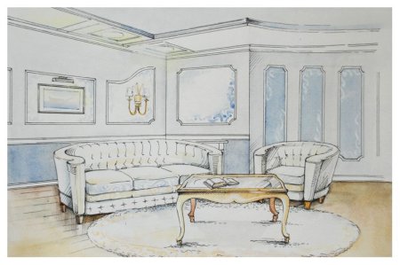 Интерьер 18 века в Европе