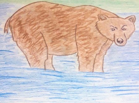 Рисунок к сказке дремучий медведь