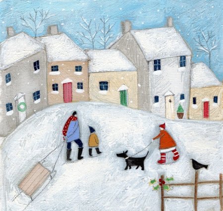 Зима рисунок