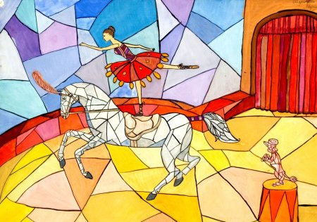 Декоративная композиция цирк