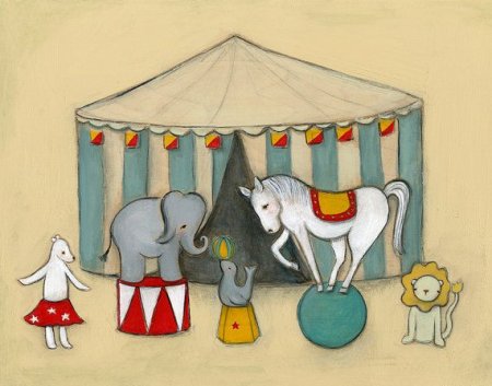 Рисунок на тему цирк