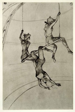 Тулуз Лотрек циркачи