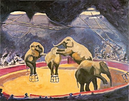 Цирк в живописи художников