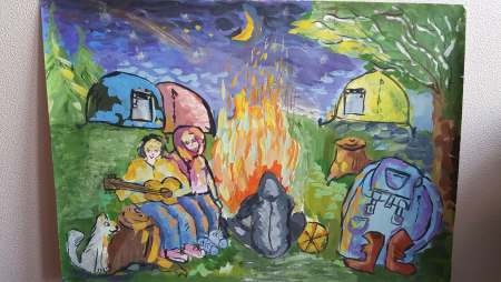 Туризм глазами детей рисунки