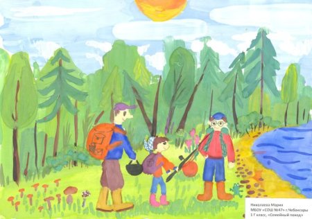 Рисунки на тему каникулы летом