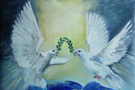 Голубь рисунок