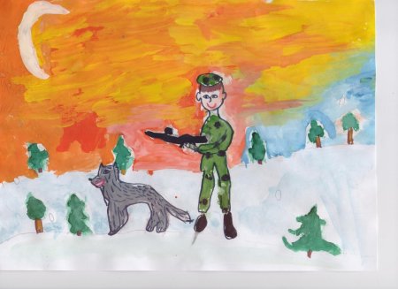 Конкурс рисунков защитники Отечества