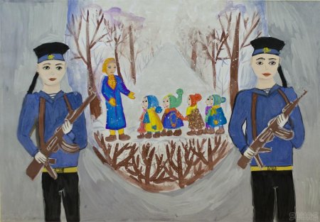 Казаки на страже Родины