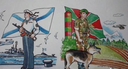 На службе Отечеству рисунки
