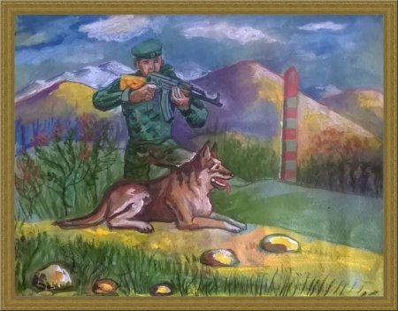 Солдат на страже Родины