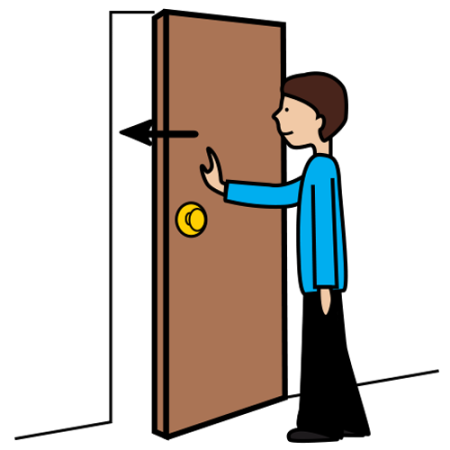 Дверь карточки для детей