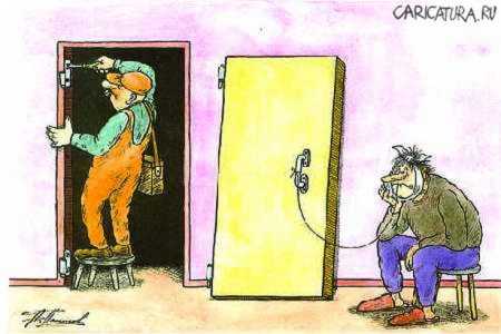 Монтаж дверей прикол