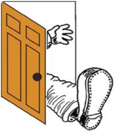 Феномен нога в дверях