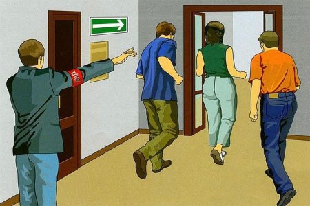 Эвакуация людей при пожаре