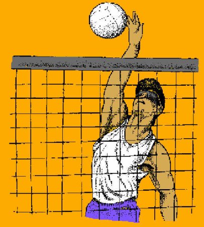 Постер на тему волейбол