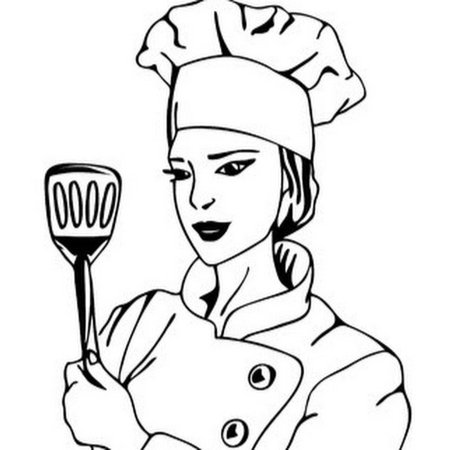 Человек готовит рисунок