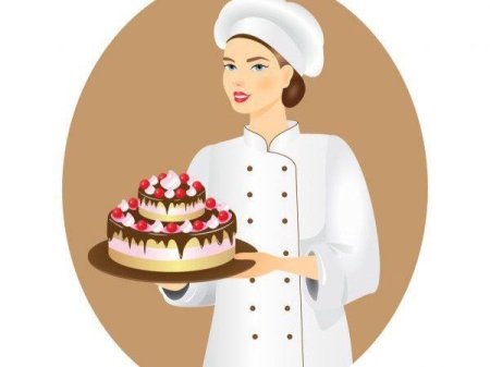 Профессия кондитер раскраска для детей