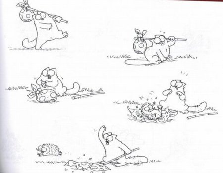 Кот Саймона комиксы для срисовки