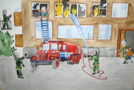 Спасатели глазами детей