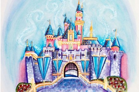 Рисование сказочный дворец