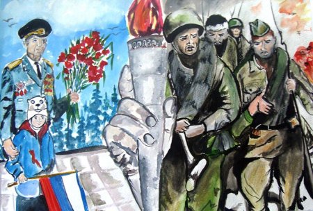Открытки на тему войны