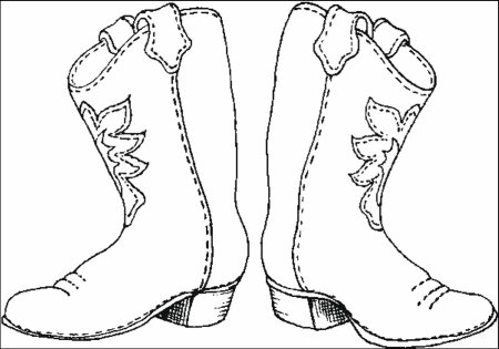 Раскраска резиновые сапоги в луже