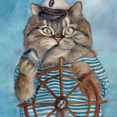 Кот моряк Вася Ложкин
