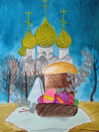 Пасхальный перезвон рисунки
