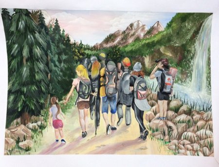 Поход иллюстрация