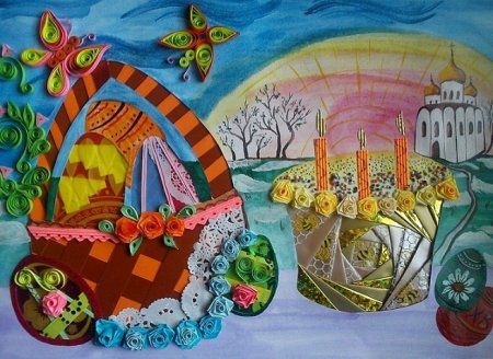 Выставка рисунков Пасхальный перезвон