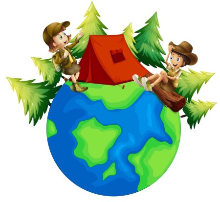 Поход мультяшный