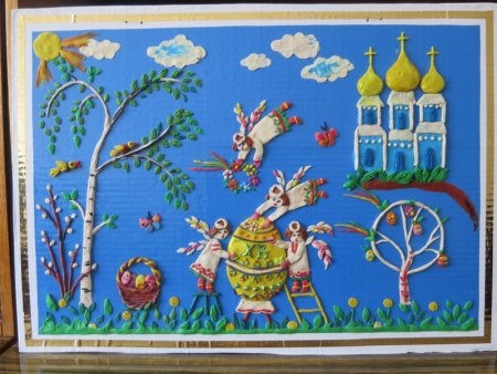 Рисунок на тему Пасха