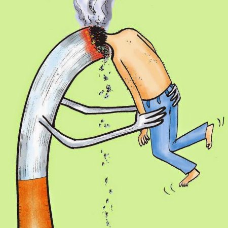 Плакат против курения