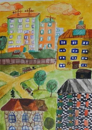 Рисование мой дом