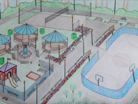 Рисунок мой двор