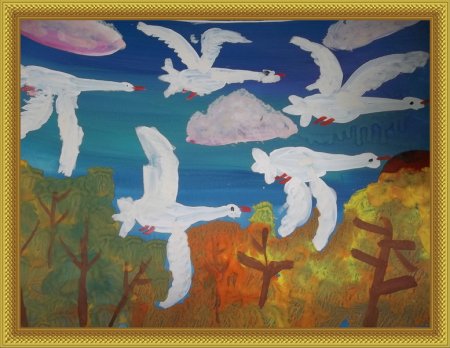 Рисование перелетные птицыподготовиткльна группа