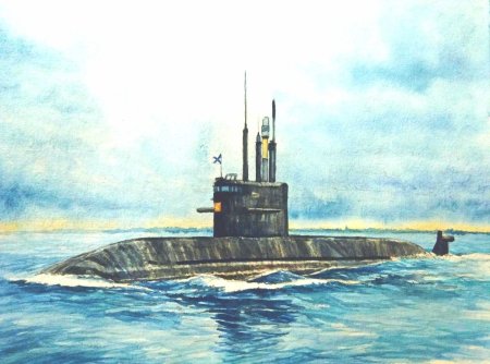 Рисунок подводной лодки