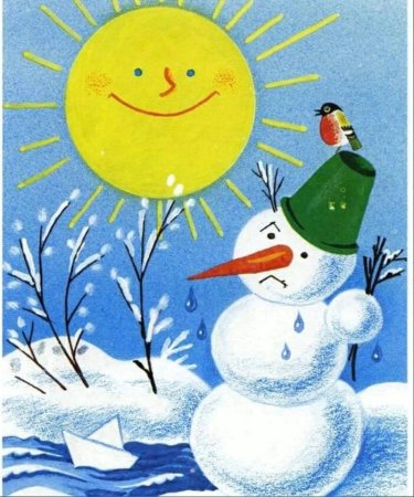 Иллюстрация снеговика для детей дошкольного возраста