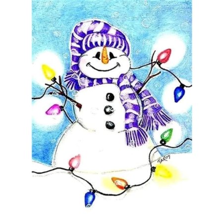 Зимняя раскраска