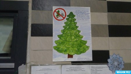 Листовки сохраним елочку