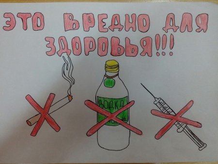 Вредные привычки раскраска