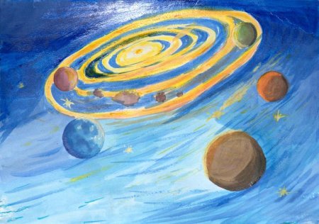 Рисование планеты