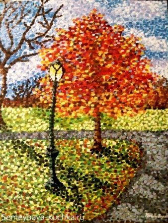 Рисование ватными палочками